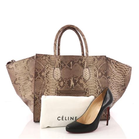 celine python purse|authentic celine python bags.